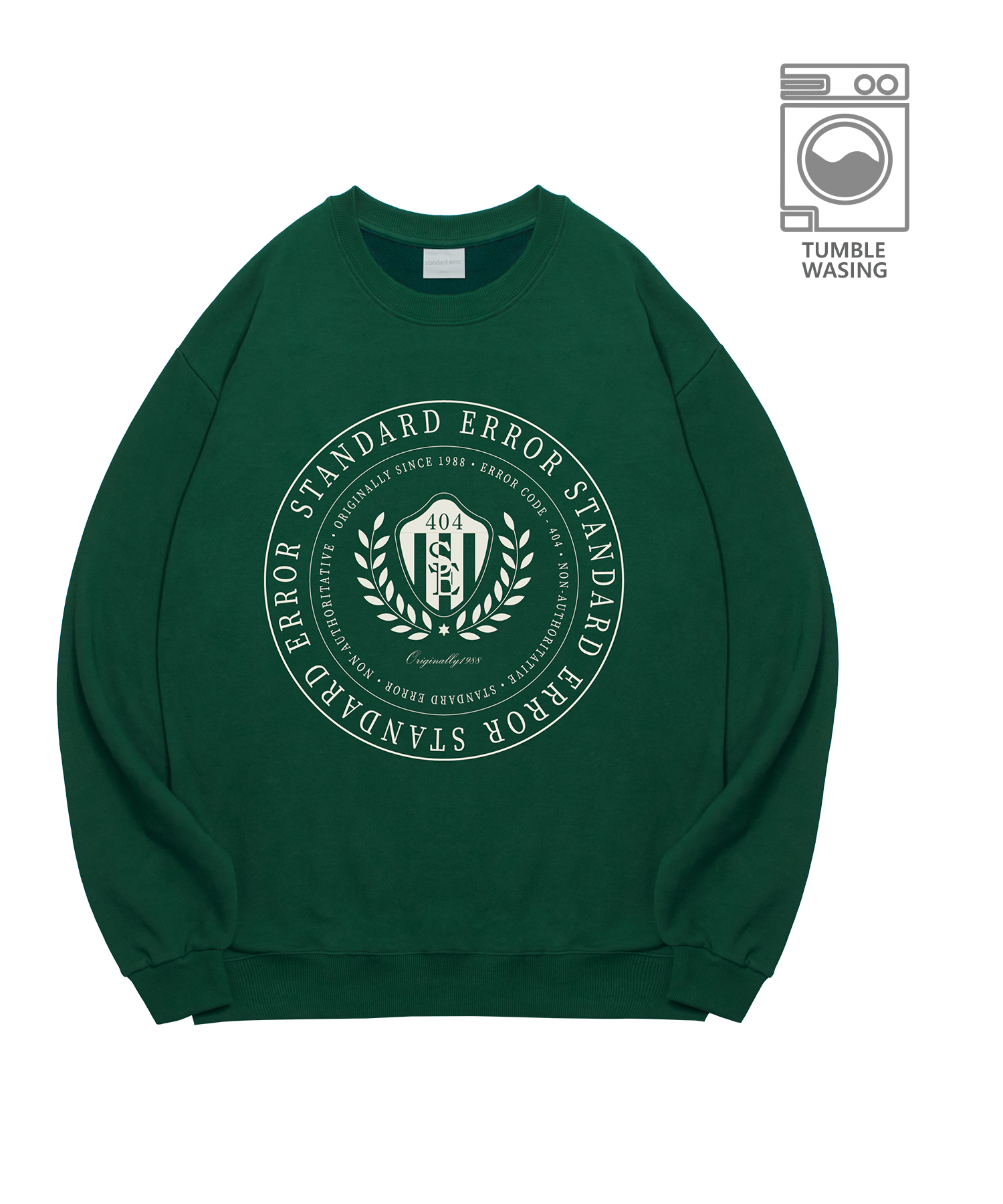 IRT177 Unisex Heritage Triple Circle Sweatshirt Deep Green